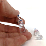 Qfdian  Hot Sale 1:12 Mini Simulation Mineral Water Bottle Resin Model Doll House Miniature Kids Gift Toys Home Decoration Accessories