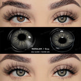 Qfdian 1 Pair Colored Contact Lenses for Eyes Blue Lenses Lenses Gray Lenses Green Eye Natural Lenses Fashion Lenses Beauty