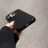 Qfdian Luxury Leather Case For iPhone 15 14 13 12 11 Pro Max Retro Cowhide Pattern Metal Buttons Phone Back Cover