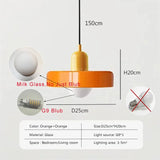 Qfdian  Nordic Pendant Light Glass Home Decorative Lamp For Living Room Restaurant Bedroom Study Indoor Hanging Illumination Luminaires