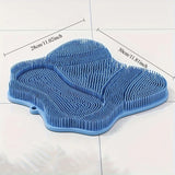 Qfdian  Silicone Cat Toys Cat Massage Brush Kill Time Toy Grooming Brush Multifunctional Wall Sticker Massage Brush Toys Cat Accessories