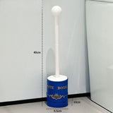 Qfdian  Notebook Shaped Toilet Brush Toilet Cleaning Brush Bathroom Cleaning Tools Long Holder Toilet Brush Wc Home Bathroom Accessories