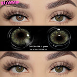 Qfdian  Color Contact Lenses for Eyes Makeup Brown Natural Big Eye Lenses Gray Eye Contact Green Color Lens NEW Cleopatra Series