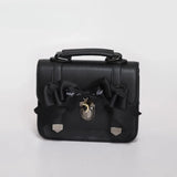 Qfdian New Women All Match Vintage Jk Bags Girs Fashion Y2k Aesthetic Chic Bow Shoulder Bag Streetwear Ins Casual Crossbody Bags