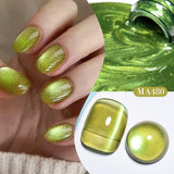 Qfdian Cat Eye Gel Polish With Nail Magnet Tools Flexible Iron Wire For Creating Heart Shapes On Nails Nail Art nail supplies iman