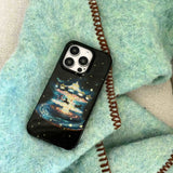 Qfdian Dreamy shiny carrousel phone case for iphone 15pro 13promax 14promax 16 14 13 15 pro max16promax ins protectoro cover shell