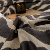 Bedding set Polyester Zebra pattern Duvet Cover Pillowcase Bed Sheet Fashion Bed sets King Queen Twin Size