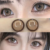 Qfdian Contact Lenses Color Cosmetic Myopia Degree Contact Lenses Prescription Fashion Natural Cosmetic Lenses High Quality