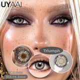 Qfdian  Contact Lenses Beauty Color Contact Blue Eye Color Lenses Natual Black Lenses Woman Accesories Natural Contact Lenses