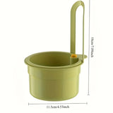 Qfdian  ‌Sink Filter Basket Wall-mounted Sink Draining Basket Household Detachable Kitchen Food Residue Filter Kitchens Accessories