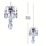 Qfdian  Magnificent Suncatcher Crystal Chakra Hanging Garden Decoration Sun Catcher Rainbow Maker Stained Glass Outdoor Decor Gift