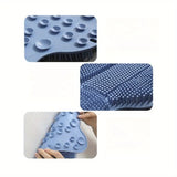 Qfdian  Silicone Cat Toys Cat Massage Brush Kill Time Toy Grooming Brush Multifunctional Wall Sticker Massage Brush Toys Cat Accessories