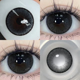 Qfdian  1 Pair Purple Beauty Colored contact lenses For Eyes Halloween Makeup Lens Pupils Fashion Big Eye Lenses Myopia Lenses