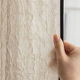 Qfdian  Black-edged Linen Curtains,Curtains, Light-transparent, Living Room, Floating Windows, High-end French Medieval Style
