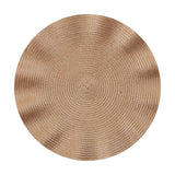 Qfdian Round Braided Placemats Set of 8 Round Table Mats for Dining Tables Natural Woven Heat Resistant Place mats 15 Inch
