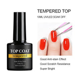 Qfdian  Transparent Cat Eye Gel polish Crystal Magnetic Gel Nail Polish Nail Semi Permanent Varnish UV Gel Nails Art Soak