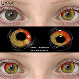 Qfdian  Color Contact Cosplay Color Pupils Makeup Beauty Green Lens 14.5mm Black Lens Woman Cosplay Red Lens Halloween White Lens