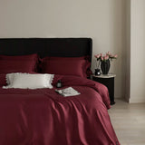 Qfdian 4Pcs Luxury Embroidery 1000TC Lyocell Eucalyptus Fiber Soft Silky Bedding Set Duvet Cover Set Bed Sheet/Fitted Sheet Pillowcases