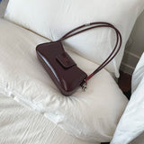 Qfdian Korean Y2k Aesthetic Fairy Women's Handbags Elegant All Match Luxury Design Crossbody Bag Fashion Chic Office Lady Shoulder Bags