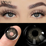 Qfdian Hot Sales Colored Pupils for Eyes Green Eye Lenses 1 Pair Blue Colored Contacts Brown Natural Fashion Lenses Beauty Lense