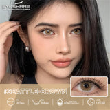 Qfdian Seattle Brown 14.5mm 1 Pair | 1 Year