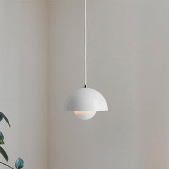 Qfdian Danish Aesthetic Mushroom Pendant Light