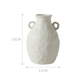 Qfdian Minimalist Abstract Pottery Vase