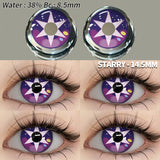 Qfdian Cosplay Starry 14.5mm 1 Pair | 1 Year