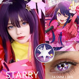 Qfdian Cosplay Starry 14.5mm 1 Pair | 1 Year