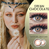 Qfdian Swan Chocolate 14.5mm 1 Pair | 1 Year