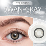Qfdian Swan Gray 14.5mm 1 Pair | 1 Year