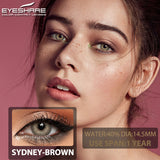 Qfdian Sydney Brown 14.5mm 1 Pair | 1 Year