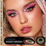 Qfdian Sydney Brown 14.5mm 1 Pair | 1 Year