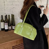 Qfdian Y2k Aesthetic Office Lady Women's Handbags Fashion Simple Chic Casual Shoulder Bags Luxury Design All Match Underarm Bag Trendy