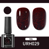 Qfdian 7ml Crystal Jelly Nude Rubber Base Gel Transparent Semi-permanent Varnish UV LED Construction Gel Nail Art Manicure