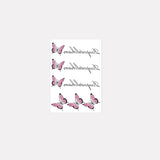 Qfdian  Tattoo Sticker Temporary Tattoo Butterfly Waterproof Long Lasting Elegant Wrist Body Art for Men Women