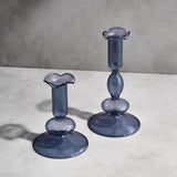 Qfdian  Creative and Minimalist Glass Candle Holder Vase Living Room Homestay Dining Table Decoration Romantic Gift Glass Candle Holder