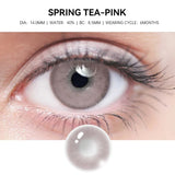Qfdian  2pcs pupils halloween Blue Green contact lenses for Eyes Natural Colored contact lenses Prescription myopia Brown Lens