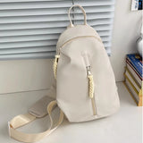 Qfdian 2025 New Women Trendy Casual Simple Shoulder Handbags Streetwear All Match Travel Crossbody Bag Y2k Aesthetic Solid Chest Bags