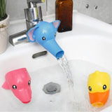 Qfdian Convenient for Baby Washing Helper Sink Accessories Kitchen Lovely Cartoon Faucet Extender for Kids Hand Washing In Bathroom