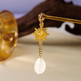 Qfdian  Exquisite Hanger Starfish Shell Keychain DIY Pearl Bikini Pendant Korean Fashion Fish Conch Key Chain Vacation