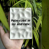 Qfdian  ‌Mini Jewelry Tray Ceramic Watercolor Palette Square Painting Mixing Tray Portable Art Supplies for Journal Watercolor Painting