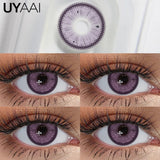 Qfdian  Contact Lenses NEW Makeup Colored Pupils Cosmetics Color Contacts Lenses Brown Natural Pupils Black Lens Beauty Green Lens
