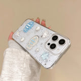 Qfdian Cartoon Cute Ocean Shell Small Fish Suitable For iPhone 11 12 13 14 15 16Pro Max Plus Soft Phone Case Coque Shockproof Protector