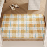 Qfdian  Absorbs Dirt Entrance Rug Outdoor Door Scraping And Dust Removal Foot Mat Pvc Wire Circle Dirt Resistant Carpet
