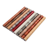 Qfdian 40CM X 1M Thickened Anti Fouling Waterproof Wood Grain Self-adhesive PVC Modern Furniture Decorative Wallpaper