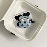 Qfdian  Egg flower is suitable for Apple earphone case airpods4 wireless bluetooth earphone case.