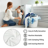 Qfdian  High End Thickened Winter Warm Blankets for Beds Artificial Lamb Cashmere Weighted Blanket Thicker Warmth Duvet Quilt Comforter