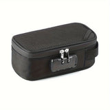 Qfdian  Portable Lockable Bag Cigarettes Smell Proof Storage Container Jewelry Bag Organizers for Make Up Costmeic Travel Case