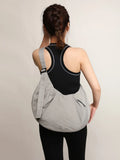 Qfdian High-capacity Solid Simple Shoulder Bags Men Women Nylon Casual Travel Hobo Bag Y2k Aesthetic Vintage Casual Handbags Crossbody